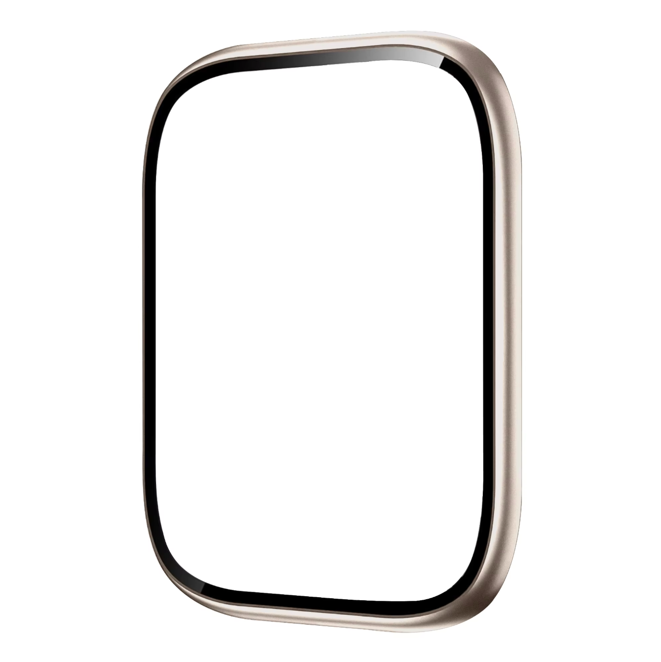 Watchloops Panzerglas mit Alu rahmen für Apple Watch