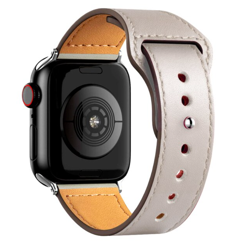 <transcy>Apple Watch bracelet "Smart Leather"</transcy>