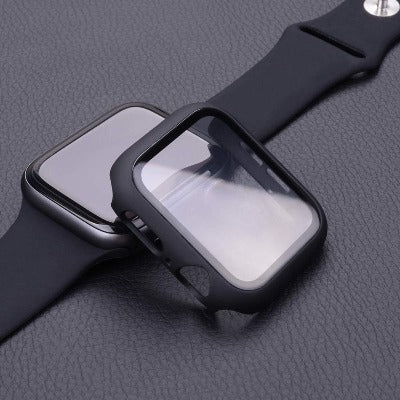 Apple Watch PU Schutzhülle mit Glas