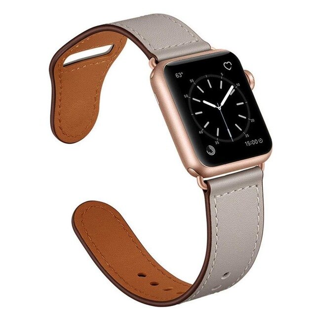 <transcy>Apple Watch bracelet "Smart Leather"</transcy>