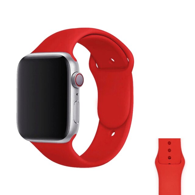 Watchloops Silikon Armband passend für Apple Watch