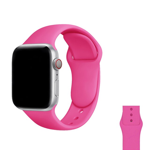 Watchloops Silikon Armband passend für Apple Watch