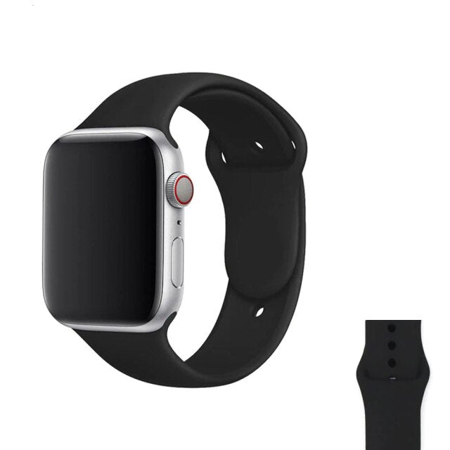 Watchloops Silikon Armband passend für Apple Watch