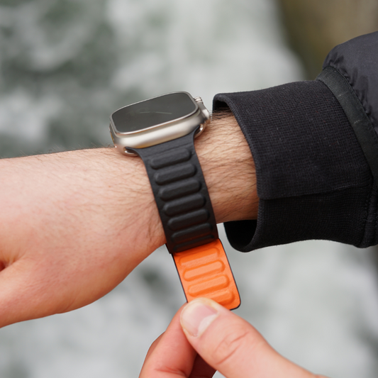 Watchloops Magnetic Leder Plus Armband passend für Apple Watch