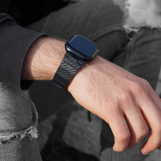 Watchloops Carbon Armband passend für Apple Watch