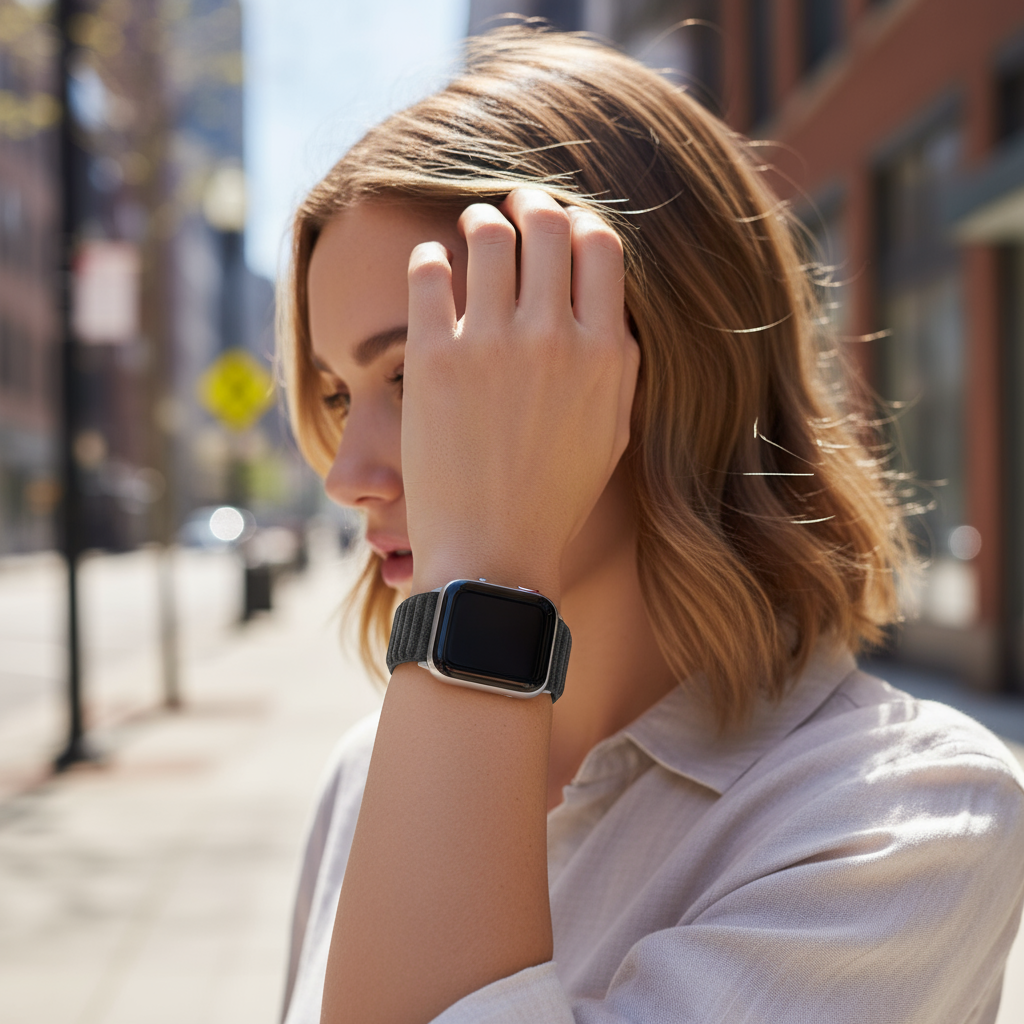 Watchloops Alcantara Armband für Apple Watch