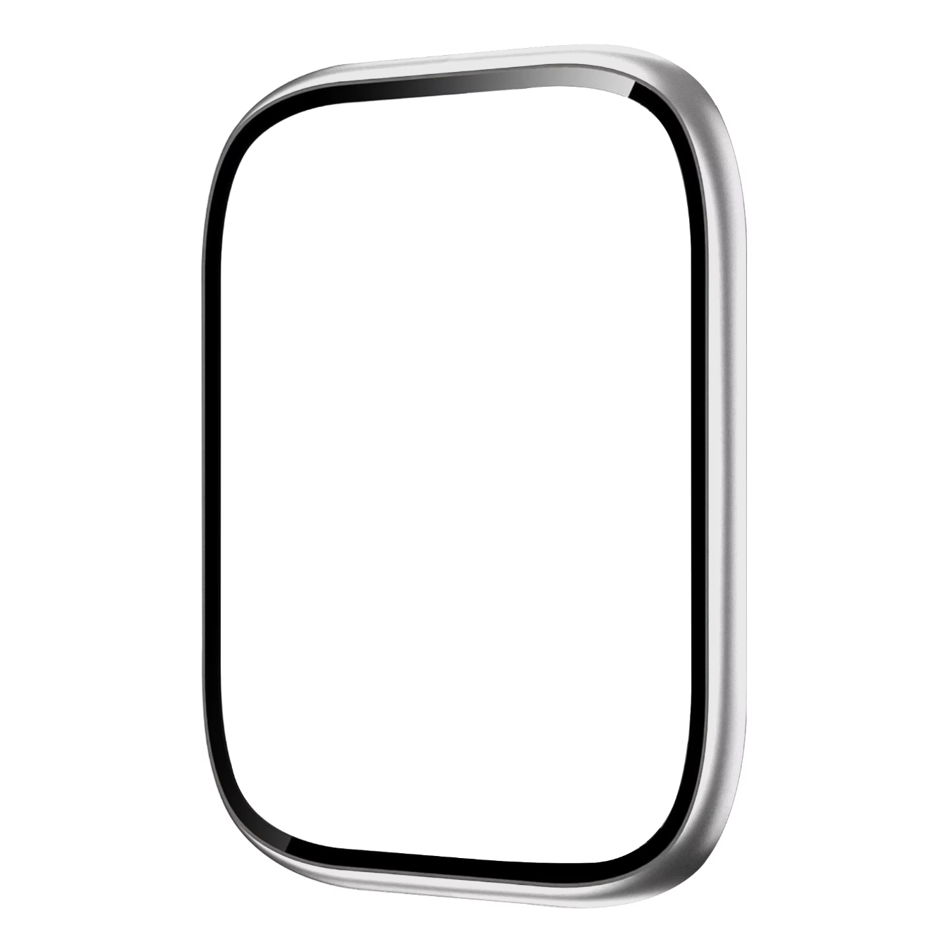 Watchloops Panzerglas mit Alu rahmen für Apple Watch