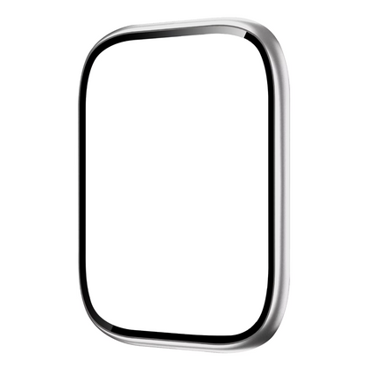 Watchloops Panzerglas mit Alu rahmen für Apple Watch