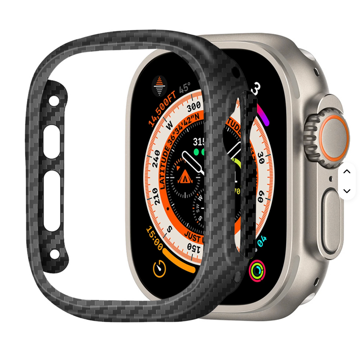 Watchloops Real Carbon Case für Apple Watch Ultra