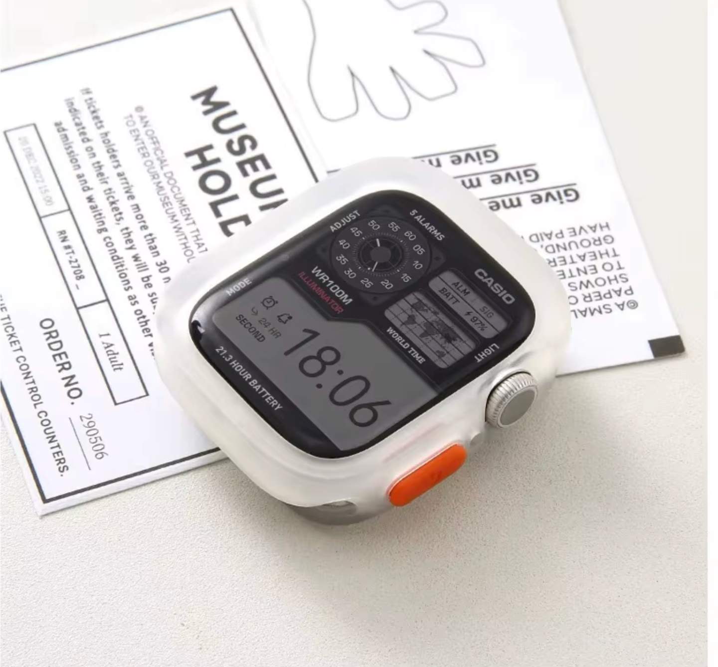 Watchloops Silikon Frame Case für Apple Watch