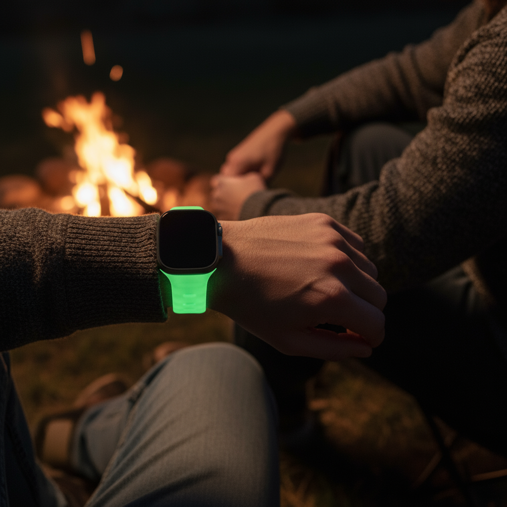 Watchloops Glow Band für Apple Watch – Leuchtendes Sportarmband