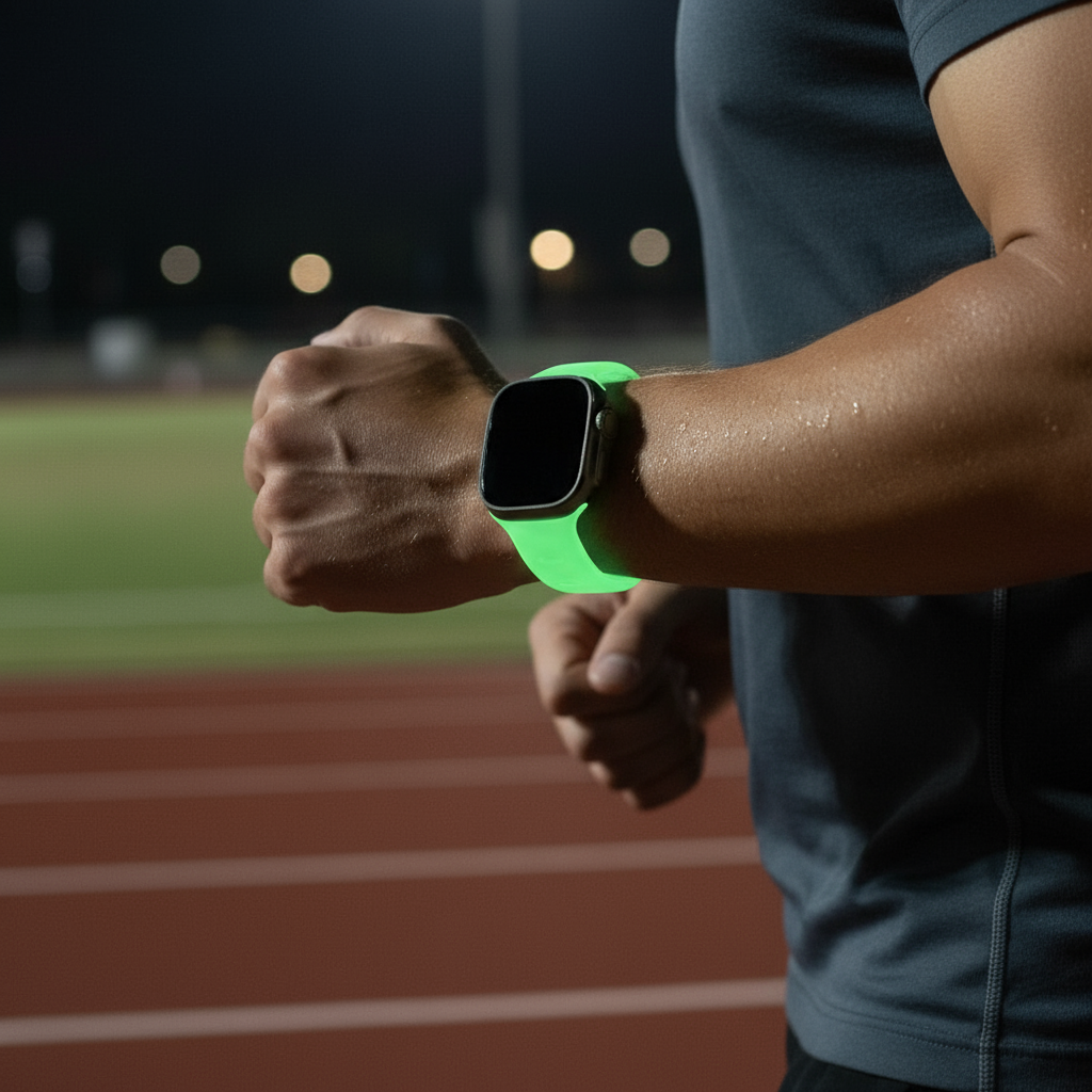Watchloops Glow Band für Apple Watch – Leuchtendes Sportarmband