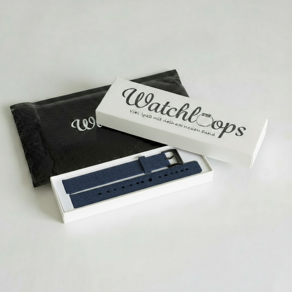 Watchloops Haxagon Silikon Armband für Apple Watch