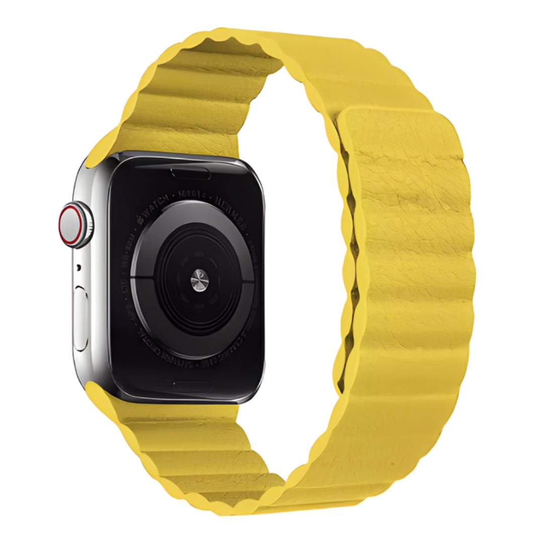 Watchloops Magnetic Leder Armband für Apple Watch