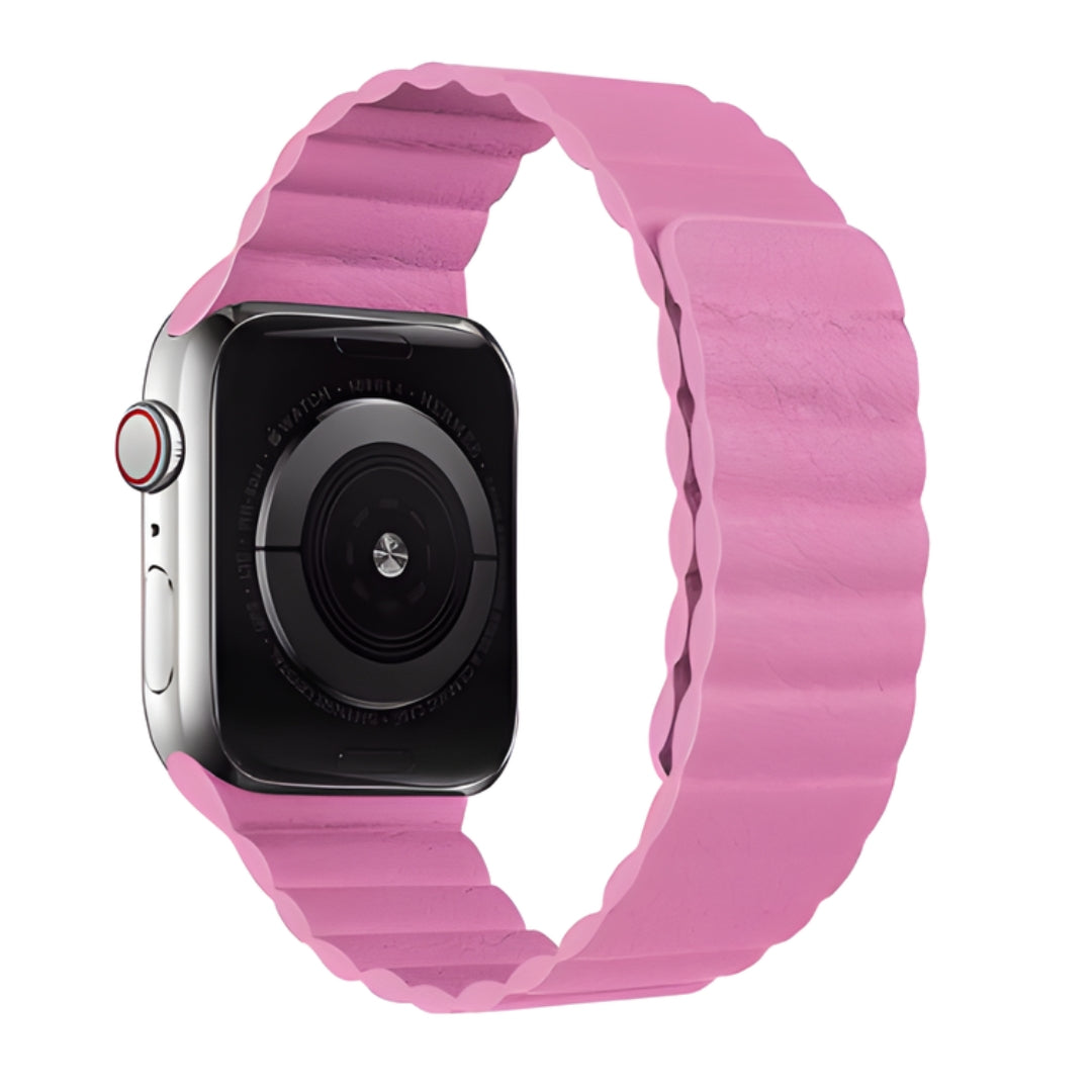 Watchloops Magnetic Leder Armband für Apple Watch