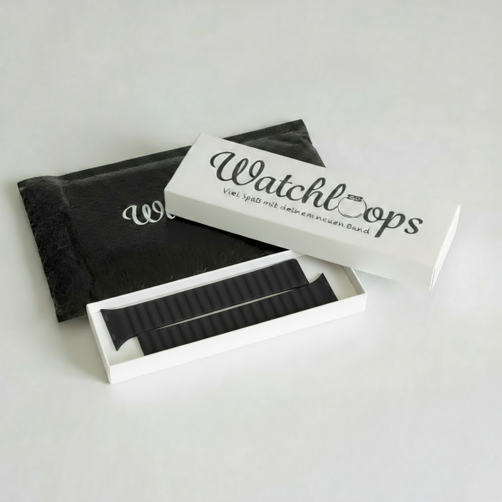 Watchloops Magnetic Leder Armband für Apple Watch