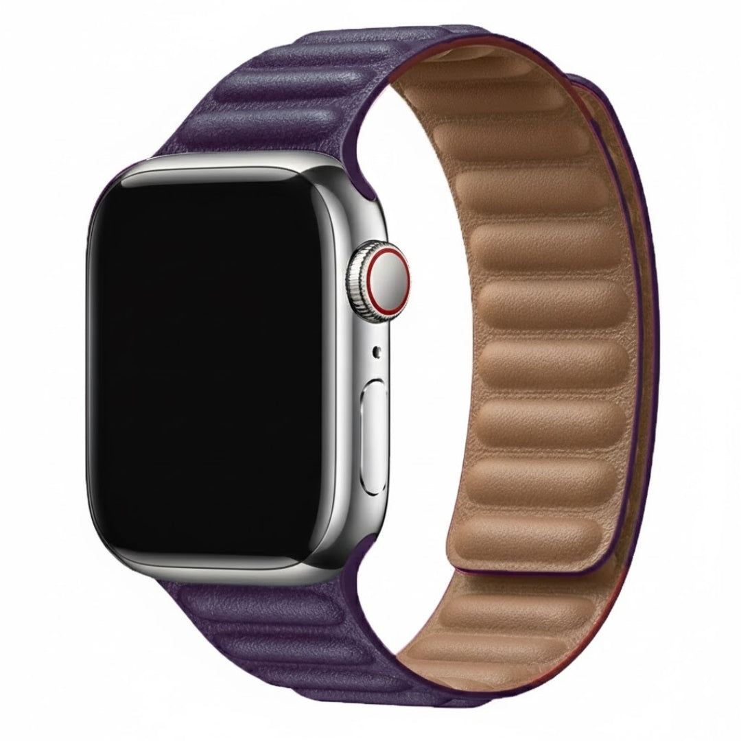 Watchloops Magnetic Leder Plus Armband für Apple Watch