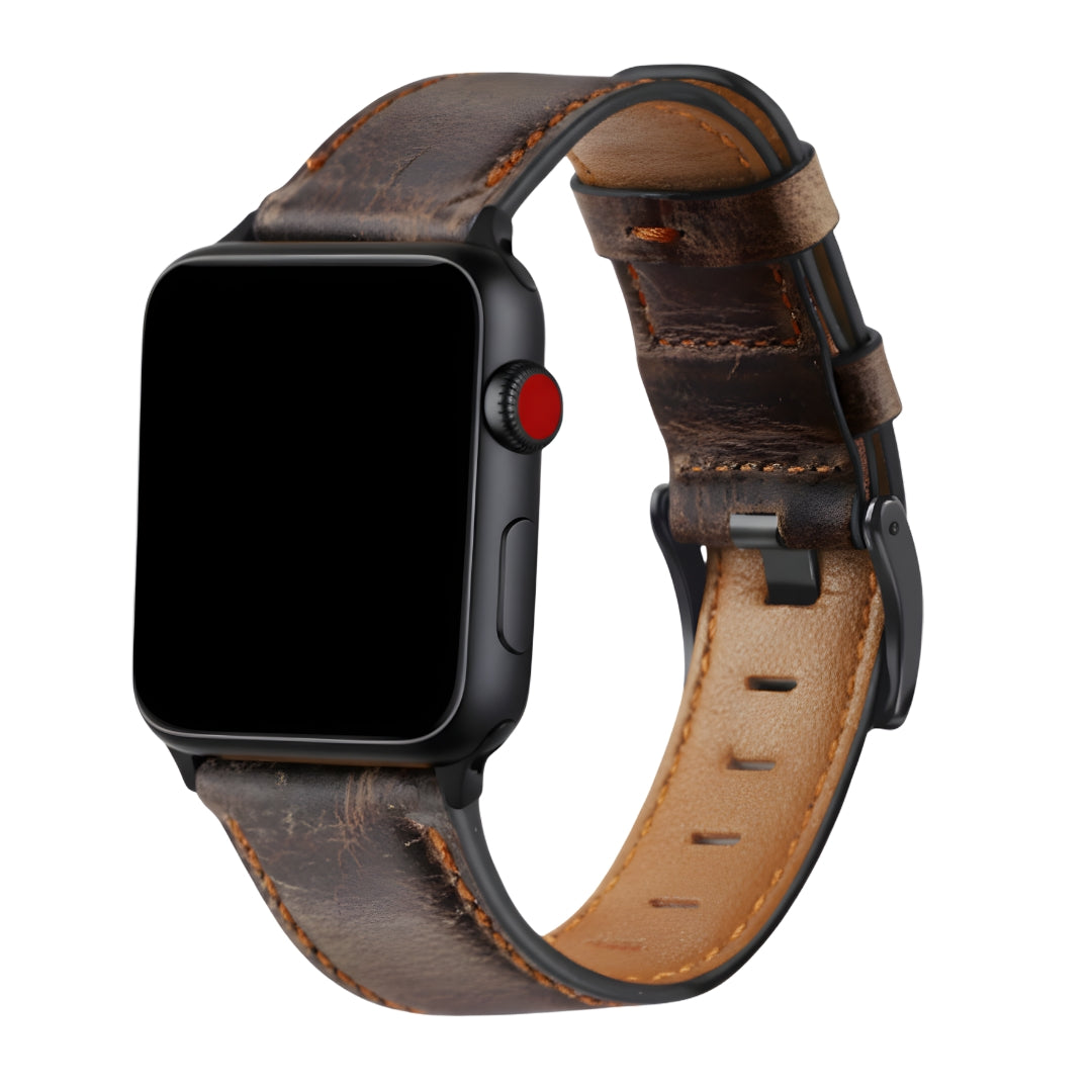 <transcy>Apple Watch bracelet &quot;retro cattle leather&quot;</transcy>