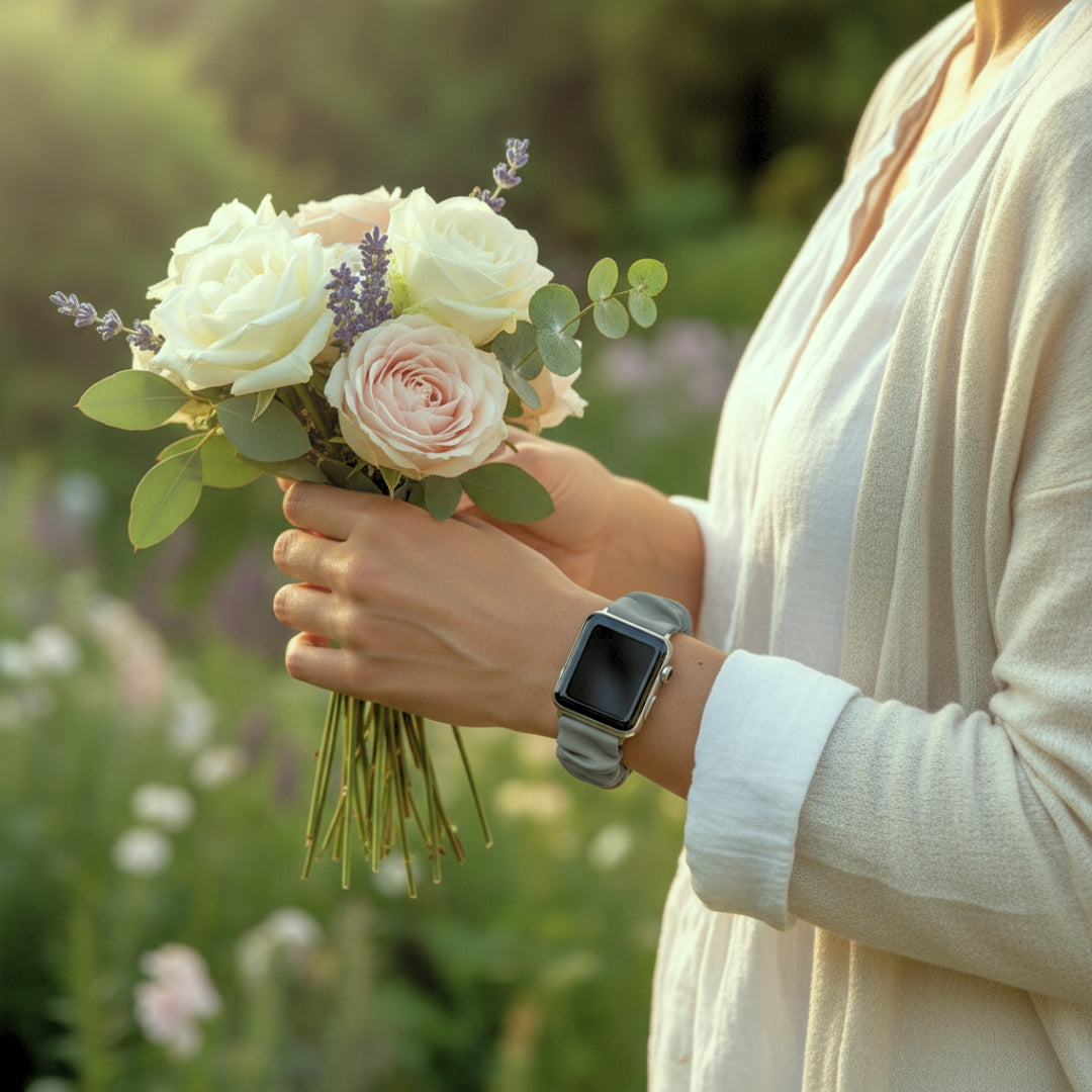 Watchloops Silk Scrunchies Band Armband für Apple Watch