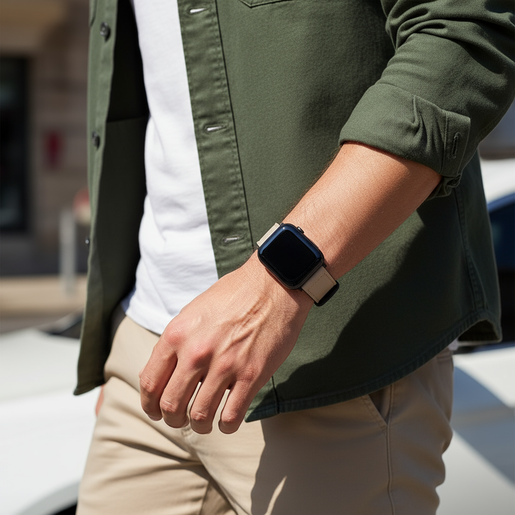Watchloops Smart Leder Armband für Apple Watch