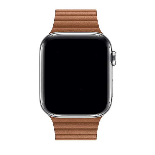 Leather band for 2025 apple watch 44mm