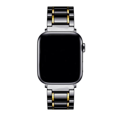 <transcy>Apple Watch bracelet "Ceramic Gold"</transcy>