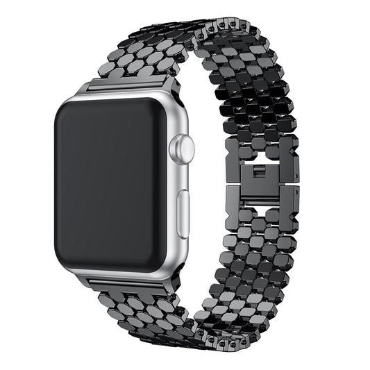 Apple Watch Armband "Edelstahl Hexagon"
